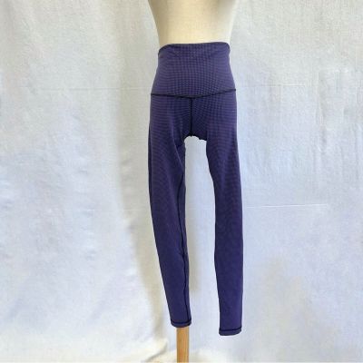 Lululemon Wunder Under Hi-Rise Tight Luon Variegated Knit Black/blue/pink Size 8