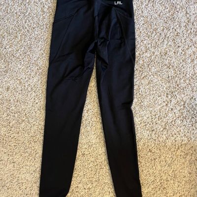 LRL Black Stretch Skinny Leggings S/P nwot