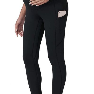 Leggings Pants Maternity Workout Pockets Soft Comfort Women’s