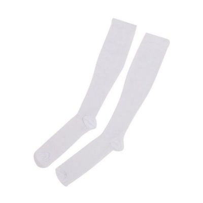 1pair Compression Socks Stockings Womens Mens Knee High Medical S/M-X/XL-XXL