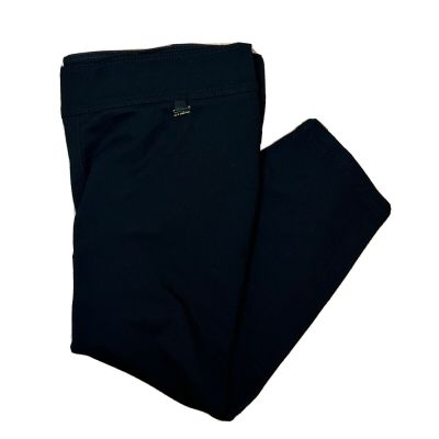 Nygard Slim Capri Leggings 1X 16-18 Black Stretch Skinny Pants Plus Size XL 19