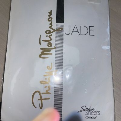 PHILIPPE MATIGNON JADE SATIN SHEER CON LYCRA TIGHTS ELISIR SZ-1 NEW