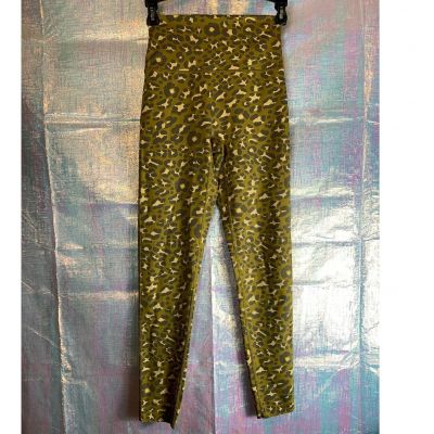 Offline by Aerie High Waist Leopard Leggings Womens S Athleisure Yoga Workout