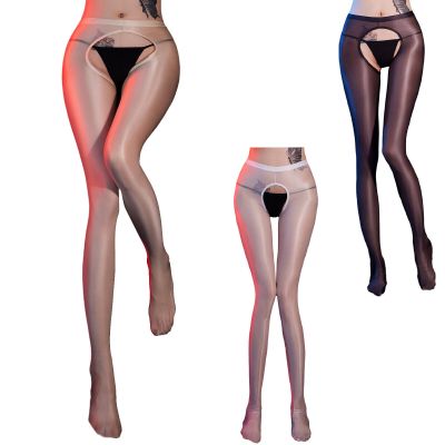 Women Tights Elastic Waist Pantyhose Stretchy Transparent Lingerie Sheer Panties