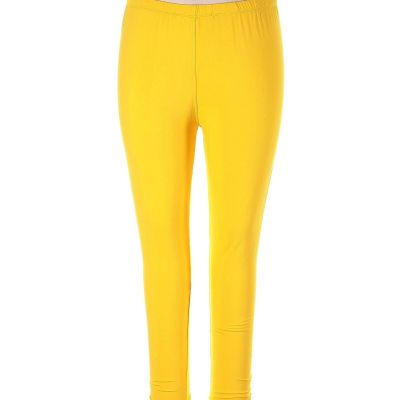 Homma Women Yellow Leggings 3X Plus