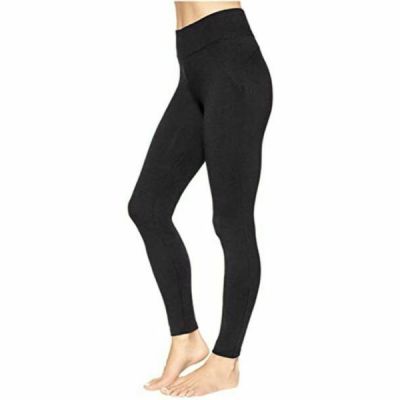 HUE Blackout Cotton Leggings Black S 4-6