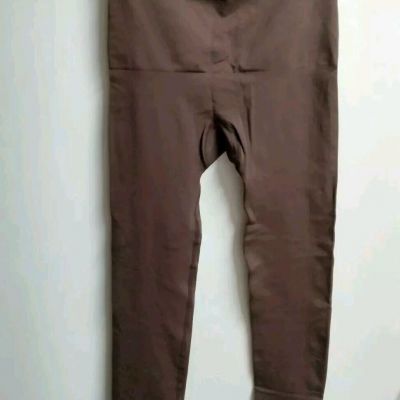 Pre-owned Slim & Tone Brown Women's Leggings Size Large