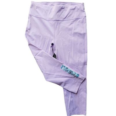 Peloton Women's Mid Rise Capri Leggings, Lilac, Medium Purple Cropped Active