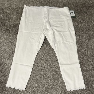 Lysse White Leggings Ladies Size 2XL