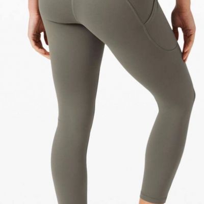 lululemon invigorate 4 grey sage 25” leggings only worn twice