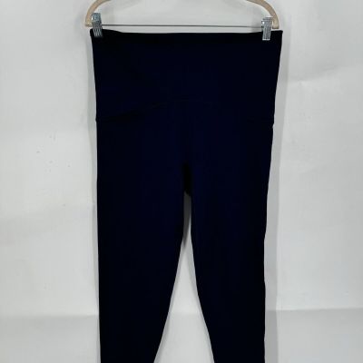 SPANX Legging Women 1X Navy Plus Size Skinny High Rise Slimming Stretch Shape