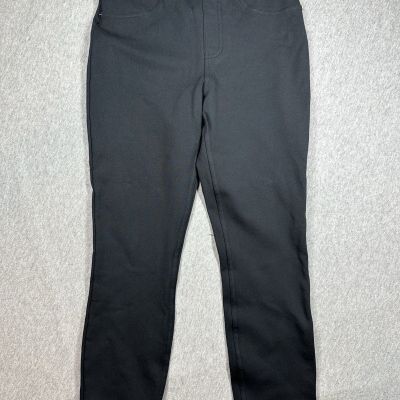 Spanx The Perfect Pant Ankle Back Seam Skinny black Pull On legging Size Small