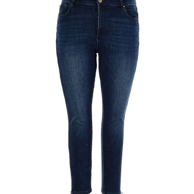 Ann Taylor Factory Women Blue Jeggings 14