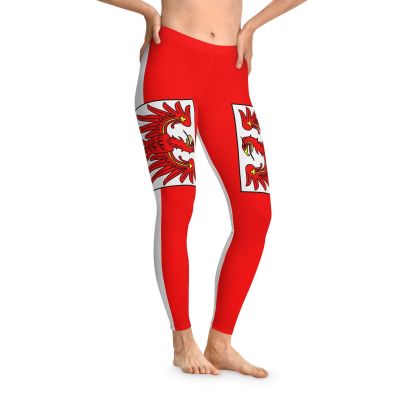 FLAG Brandenburg PINKBERRY™ Stretchy Leggings custom design Admir Kacamakovic