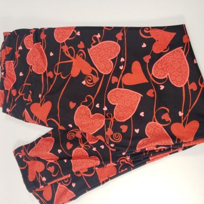 LULAROE TC LEGGINGS Valentine’s Heart NWT for Charlie's Project Love