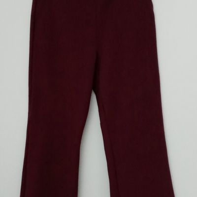 Spanx Pants Women's Size Large Petite Maroon The Perfect Pants Ponte Kick Flare