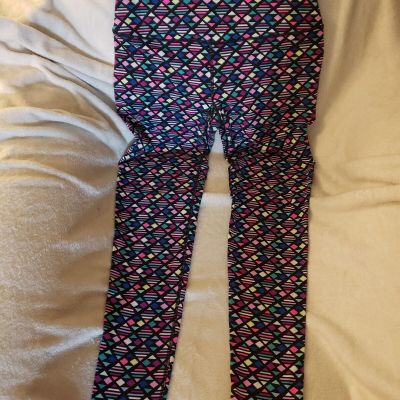 Victoria’s Secret VSX Sport Knockout Leggings Size Medium All Over Print  GUC