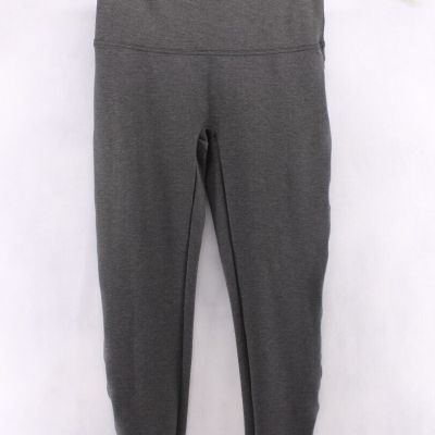 Spanx Women's Ponte Leggings Ankle Length Split Hem 20262T Grey Sz XL