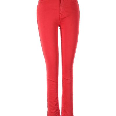 7 For All Mankind Women Red Jeggings 26W