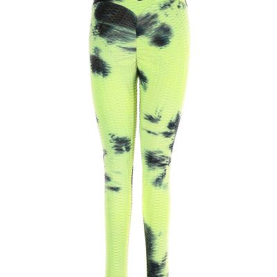 Assorted Brands Women Green Leggings M