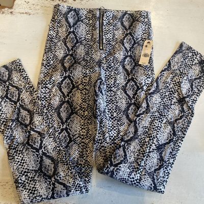 Garage Snake/Cobra Print Stretch Pants Size Small NWT