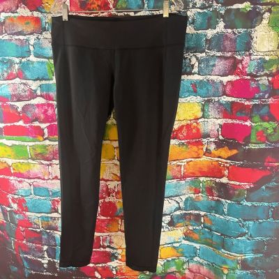 Athleta Chaturanga Black Athletic Leggings Size 1X Style 305922