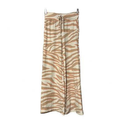 Beach Riot Womens Tan Brown Stripe Pockets Soft Leggings Lounge Pants Size Small