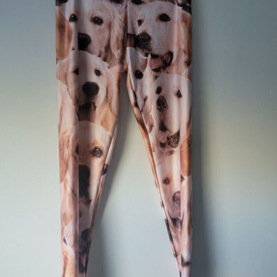 Brave New Look Golden Retriever Leggings Large