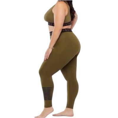 Savage X by Fenty NWTs High Waist Jersey Legging Military Olive Green size 1X