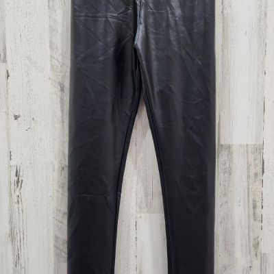 LULUS Size SMALL Rock Music Black Vegan Leather Leggings**Flattering**NWOT**