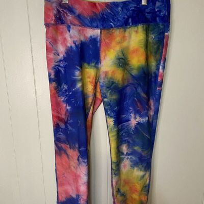 VOGO Athletica Leggings Tie Dyed Size Large