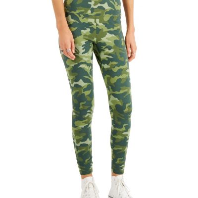 Style & Co Camouflage Print Leggings Winter Moss S