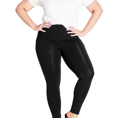 Avenue Women's Plus Size Petite High Rise Legging