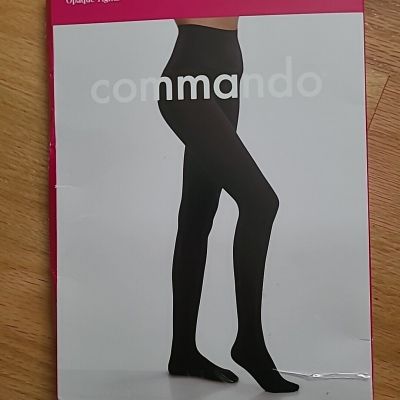 Commando H70T2 Ultimate Opaque Tights Black Choose Size