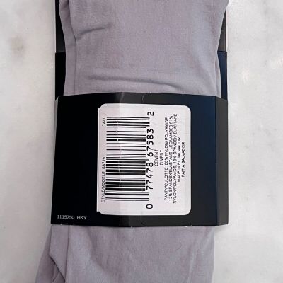 $15 MSRP DKNY Tights Comfort Luxe Control Top 30 Denier Size Tall Light Grey