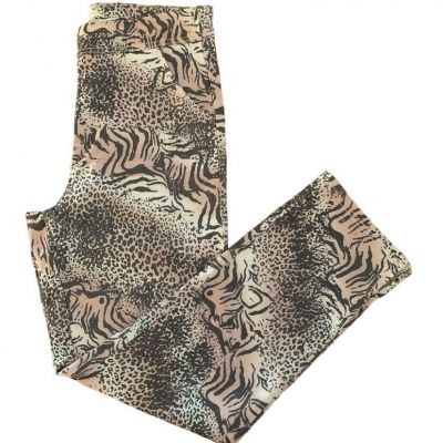 HUE Women's Animal Print Soft Trouser Leggings