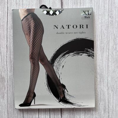 Natori Women's Double Weave Fishnet Tights Size XL