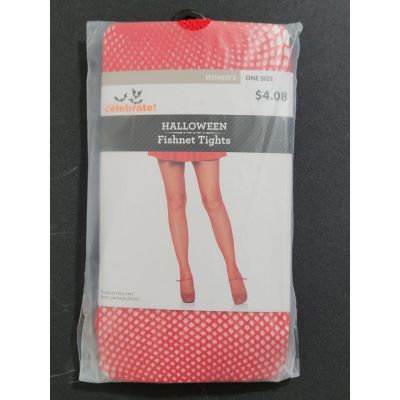 Fishnet Tights Womens One Size Halloween Costume Sexy RED