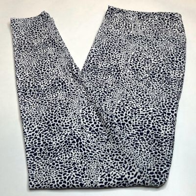 NEW Lularoe TC Leggings BLUE Navy REPTILE Snake Rain SPECKLE Nautical Crackle