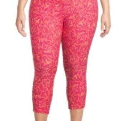 Terra & Sky~ NEW?Woman's PLUS Capri legging's size 1X~pink/orange random