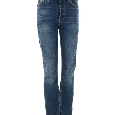 RE/DONE Women Blue Jeggings 26W