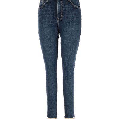 Topshop Women Blue Jeggings 30W