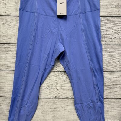 Nike Yoga Luxe High Waist 7/8 Infinalon Soft Leggings Sz 2X Blue DJ6762-670 NWT