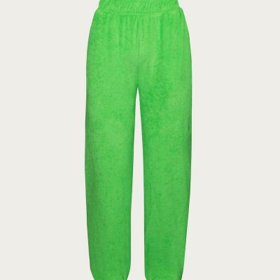 Afrm hamili terry jogger in Bright Green - size XS