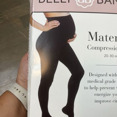 Belly Bandit Maternity Compression Tights Small Black