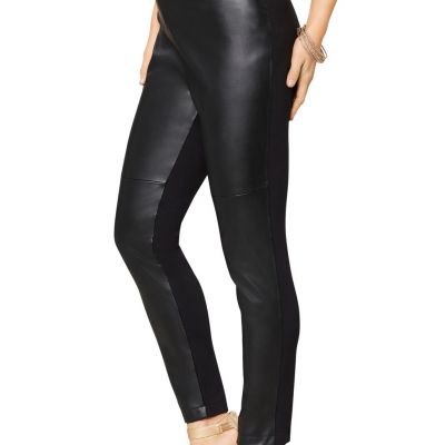 Roaman's Women's Plus Size Faux-Leather Legging