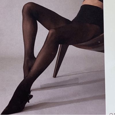 HEIST The Thirty Five Sheer Tights, Black, Size 10-12, NWT