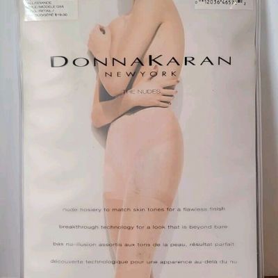 Vtg 1995 Donna Karan Essential Toners The Nudes Tall Tone B02 D55 Nude Pantyhose