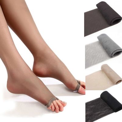 Women Sheer Ultra-Thin Tights Pantyhose Stockings Open Toe Pantyhose B_-_
