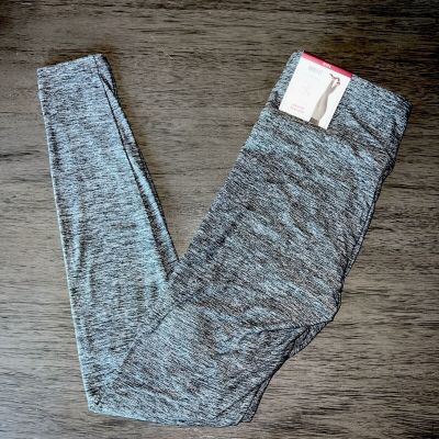 No Boundaries High-Rise Ankle Leggings Size S 3-5 Grey Space Dye NWT